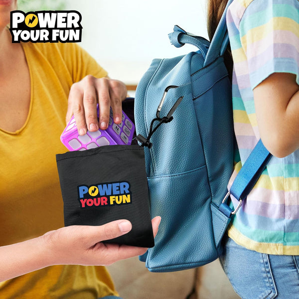 Power Your Fun Cubik LED Flashing Cube Memory Game - Electronic Handheld Game, 5 Brain Memory Games for Kids STEM Sensory Toys Brain Play Puzzle