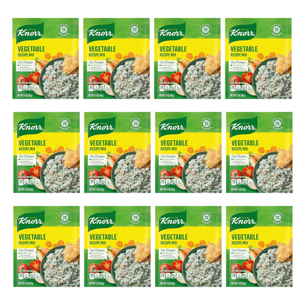 Knorr Soup Mix and Recipe Mix for Soups, Sauces and Simple Meals Vegetable No Artificial Flavors 1.4 Oz, Pack of 12