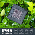 GIGALUMI Solar Lights for Outside,8 Pack Flickering Flame LED Solar Outdoor Lights, Waterproof Solar Garden Lights Maintain 10 Hours of Lighting