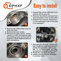 Inner Axle Side Seal Installation Tool Compatible with Dana 30/44/60 Axles Front Differentials.
