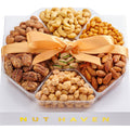 Fathers Day Nuts Gift Basket - Assortment of Sweet & Roasted Salted Gourmet Nuts - Assorted Food Gift Box for Husband, Dad, Him, Fathers Day,