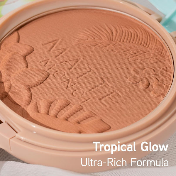 Physicians Formula Mini Matte Monoi Butter Bronzer, Matte Bronzer, Powder Face Matte Makeup, Dermatologist Tested, Essential Fatty Acids,
