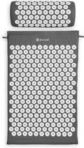 Gaiam Acupressure Mat and Pillow Set, Acupuncture Style Massage Mat & Pillow, Relief for Sciatic Nerve, Muscle Tension, Fibromyalgia, Neck,