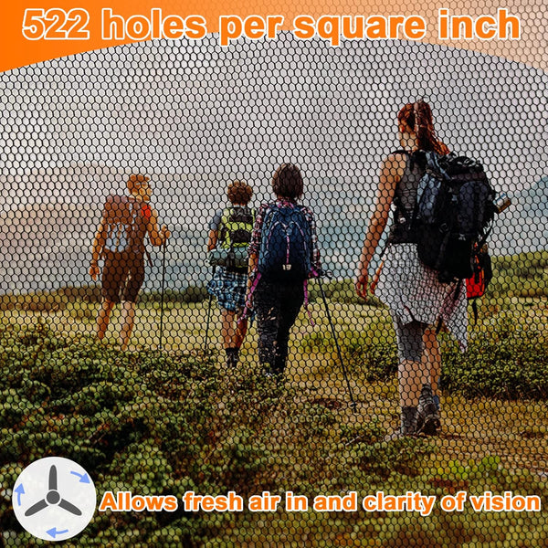 Benvo Mosquito Head Net Mesh, Face Neck Fly Netting Hood from Bugs Gnats Noseeums Screen Net for Any Outdoor Lover- with Carry Bags Fits Most