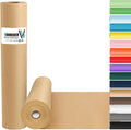Vanhench Brown Wrapping Paper, Craft Kraft Paper 17.5"X 1200"(100') for Gift Wrapping Bulletin Board Arts & Crafts, Bouquet Flower Table Covering