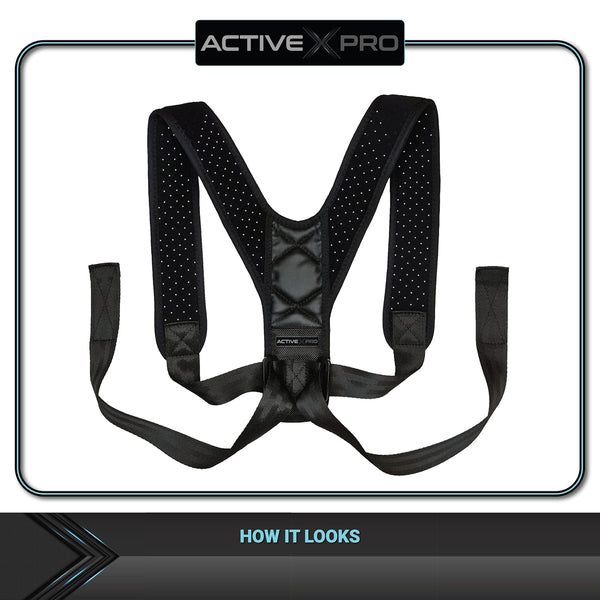 Posture Corrector for Men and Women - Shoulder Straightener Back Brace - Adjustable Straps - Scoliosis, Kyphosis, Scapula and Neck Hump Relief -