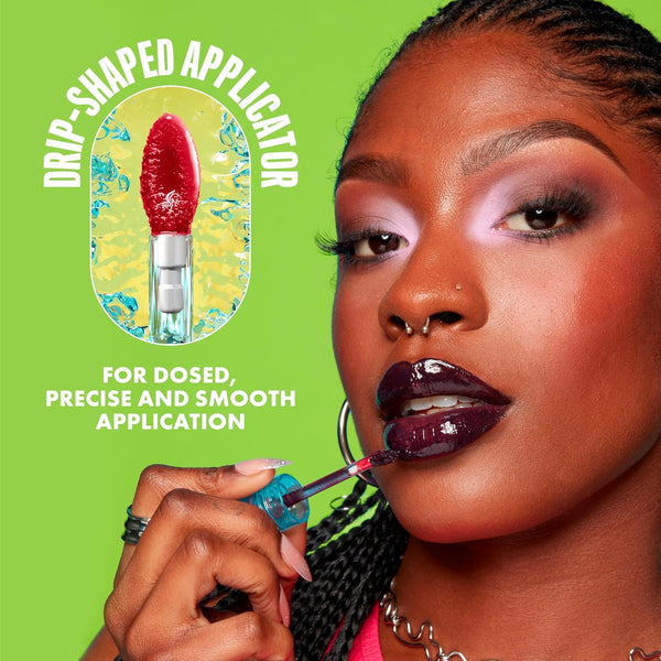 NYX PROFESSIONAL MAKEUP Lip IV Hydrating Glossy Lip Stain with 12HR Hydration - Bubblegum Burst (Pink)