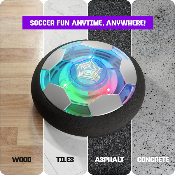 Hover Soccer Ball for Kids - Boy Birthday Gifts - Indoor Toy Games Gift for Boys Age 6, 7, 8, 9, 10, 11, 12 Year Old - Light-Up Toys Game for Kid