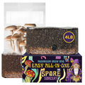 4 LB All-In-One Grow Kit: up to 64Oz of Mushrooms! Nutrient-Enhanced, Injection Port, Just Add Your Own Spores & Grow like Magic (4 LB Bag)