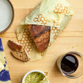 Bee'S Wrap Beeswax Wraps for Food - Honeycomb Bread Wrap - Made in USA Reusable Bread Storage Bags - Organic & Eco-Friendly Alternative to