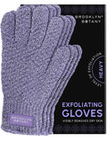 Brooklyn Botany Exfoliating Gloves for Bath and Shower â Heavy Duty Exfoliating Body Scrubber for Massage and Dead Skin Remover for Body â 2 Pairs