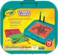 Crayola Create 'N Carry Art Set (75Pcs), 2-In-1 Lap Desk & Carrying Case, Art Kit for Kids Crafts, Drawing & Coloring Supplies, Easter Gifts for Kids