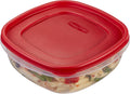 Rubbermaid Easy Find Lids Food Storage Container, 9 Cup, Racer Red