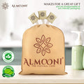 Almooni Egyptian Loofah Exfoliating Body Scrubber, Natural Real Egyptian Shower Loofah Sponge Body Scrubber for Women and Men, for Body and Face