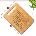 Housewarming Gifts for New Home - Bamboo Cutting Board with Engraved Message - New Home Essentials for Homeowners, Couples, Friends, or Family -