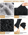 Winter Gloves for Women Chenille, Womens Gloves Cold Weather Warm Fleece Lined, Gloves for Women Touchscreen Fingers