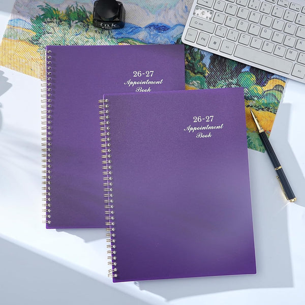 2025-2026 Weekly Appointment Book/Planner - Daily Hourly Planner 2025-2026, Jul 2025 - Jun 2026, 9" X 11" Appointment Book, Monthly Tabs, Hourly