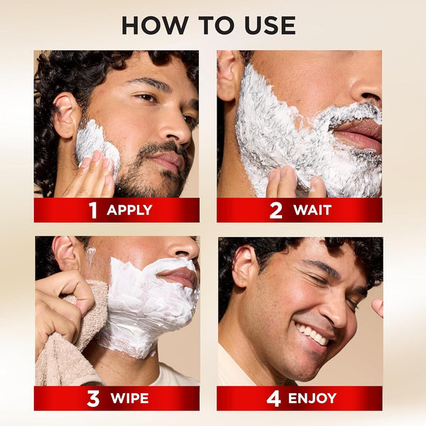 Softsheen-Carson Magic Razorless Shaving Cream, Hair Removal Cream for Body Hair, Extra Strength Depilatory Cream, Works in 4 Minutes for Coarse
