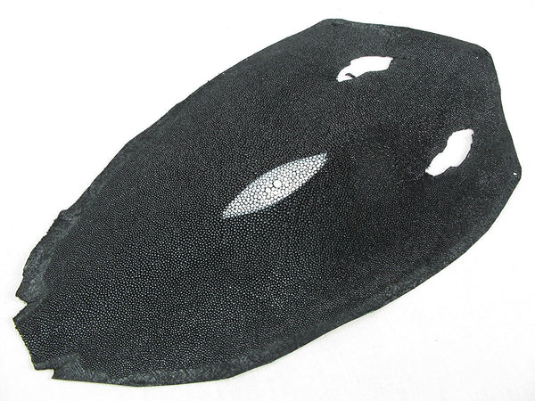 PELGIO Genuine Stingray Skin Leather Hide Pelt Black (5" X 8")