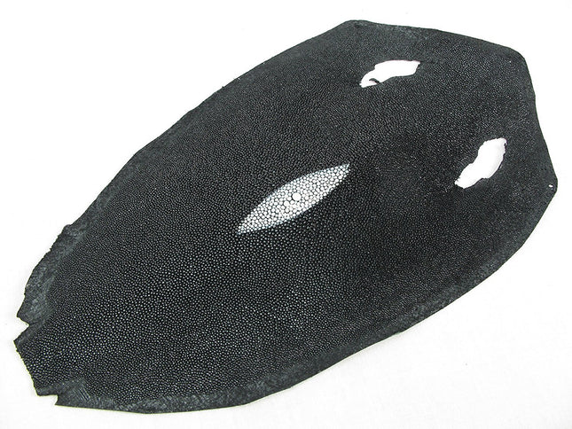 PELGIO Genuine Stingray Skin Leather Hide Pelt Black (5" X 8")