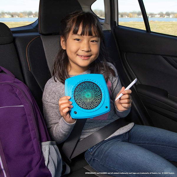 Spirograph Doodle Pad– Arts and Crafts, Scratch Art, LCD Writing Tablet for Kids, Kids Toys, Art Supplies, Drawing Kit, Spiral Art, Double-Sides