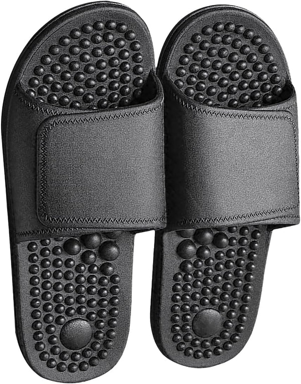 Health Foot Massage Slippers Acupressure Point Care Magnet Therapy Promoting Blood Circulation Myofascial Release Trigger Point Acupuncture Relaxation Gifts for Parents