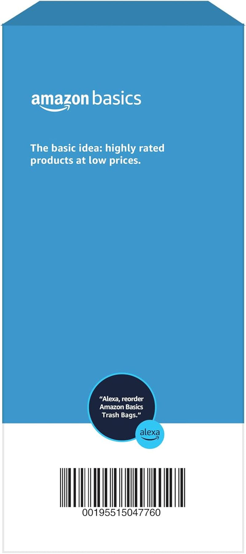 Amazon Basics 39 Gallon Lawn & Leaf Heavy Duty Drawstring Trash Bags, 20% Post Consumer Recycled, 40 Count