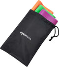 Amazon Basics Resistance Bands, Set of 3, Orange/Green/Pink