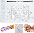 Acupressure Finger Roll Kit with Sujok Ring, Power Thumb, Reflexology Chart, and Instruction Manual - Harmony at Your Fingertips (Assorted)