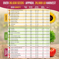 55 Vegetable Seeds Variety Pack - 35,600+ Non-Gmo Heirloom Seeds for Planting Vegetables and Fruits in Individual Seed Packets, Home Garden Seeds