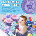 Lil' Bursts Mini Bath Bombs for Kids, 90 Count, Cosmic | Nontoxic | Tiny with a Burst of Color, Foam & Bubbles | Customize with Fun Colors |