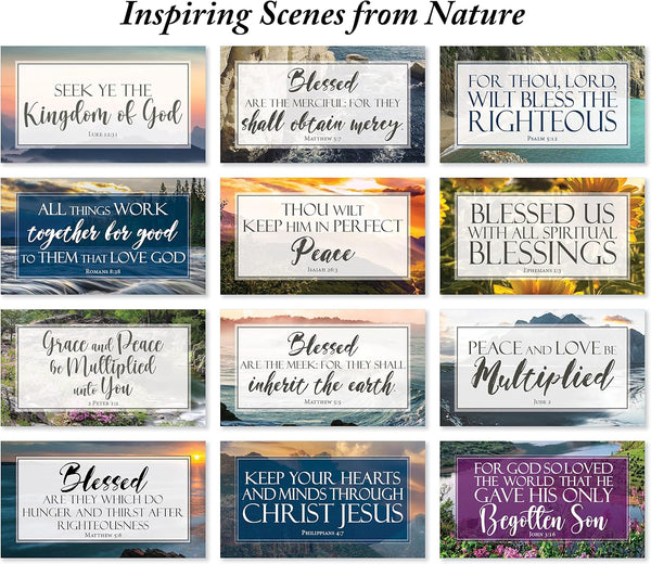 JBH Creations Share a Blessing Bible Verse Cards with Full Scripture - Pack of 48