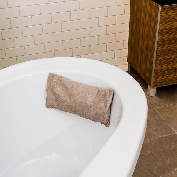 Splash Home Beads Pebble Bath Pillow, Taupe