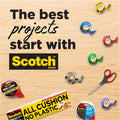 Scotch Double Sided Tape with Tape Dispenser, Office and School Supplies for Arts and Crafts, Alternative to Scrapbooking Tape, 0.75 In. X 500