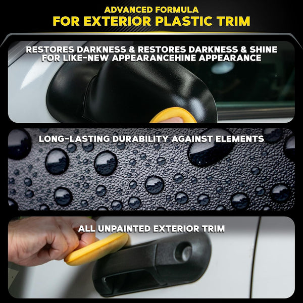 Meguiar'S Hybrid Ceramic Trim Restorer, Car Trim Plastic Restorer - 16 Oz Bottle