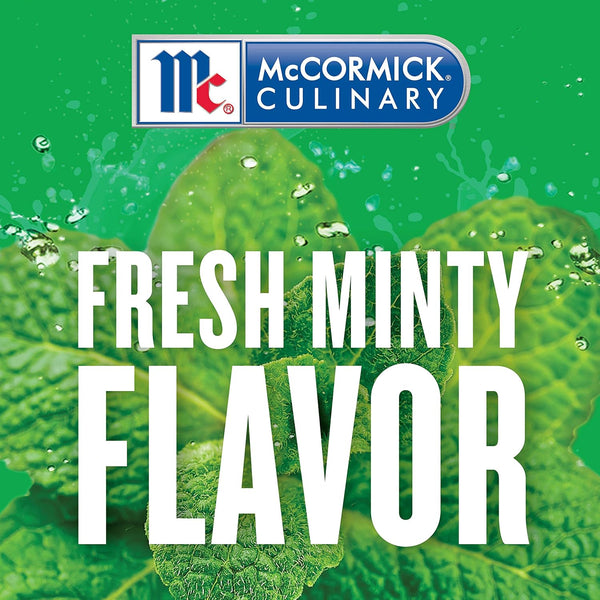 Mccormick Culinary Pure Peppermint Extract, 16 Fl Oz - One 16 Fluid Ounce Bottle of Peppermint Extract, Made from Real Peppermint Leaves to Add