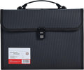 Legal Size 13 Pocket Accordian File Organizer Expanding File Folder for FC A4 Paper, Briefcase File Case with Durable Handle & Buckle Closure for