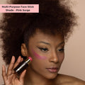 Cream Blush Stick â Buildable & Pigmented for Cheeks, Lips & Eyes â Hydrating W. Shea Butter, Vitamin E, Hyaluronic Acid & Squalane,