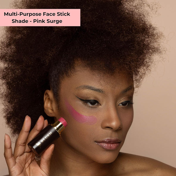 Cream Blush Stick â Buildable & Pigmented for Cheeks, Lips & Eyes â Hydrating W. Shea Butter, Vitamin E, Hyaluronic Acid & Squalane,