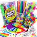 Arts and Crafts Supplies Kit for Kids - Boys and Girls Age 4 5 6 7 8 Years Old - Toddler Art Set Activity Materials in Bulk - Great for Preschool,