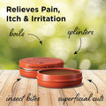 Hyland'S PRID Drawing Salve, Topical Skin Irritation Relief, for Splinters, Thorns, Ingrown Hairs, Itch Relief for Bug Bites, Boils, Minor Cuts