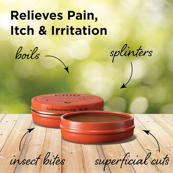 Hyland'S PRID Drawing Salve, Topical Skin Irritation Relief, for Splinters, Thorns, Ingrown Hairs, Itch Relief for Bug Bites, Boils, Minor Cuts
