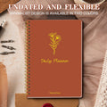 Beautiful Daily Planner Undated - to Do List Notebook with Hourly Schedules, 5.9"X 8.6", Aesthetic Planner Organize Tasks and Appointments,A5