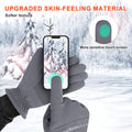 Ihuan Winter Waterproof Snow Ski Gloves for Women Men,Cold Weather Warm Thermal Touchscreen