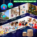 Arts and Crafts for Kids Ages 8-12, Glow in the Dark Wooden Painting Kits, Art & Craft Set Birthday Gift for Boys Girls Ages 6 7 8 9 10 11 12
