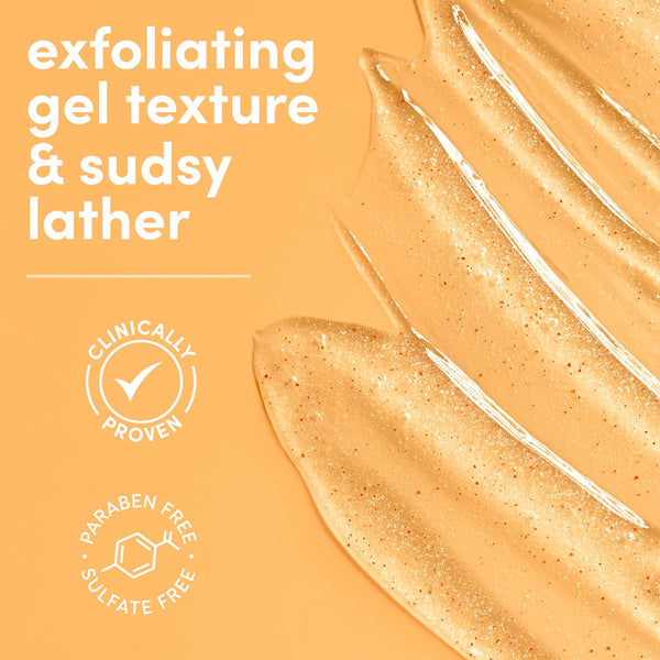 Dove Exfoliating Body Wash Glow Recharge Energizes & Illuminates Skin 3% Brightening Serum with Vitamin C 18.5 Oz