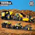 Tonka Steel Classics - Steam Roller - Made with Steel, Yellow Toy Truck, Boys and Girls, Toddlers Ages 3+, Big Construction Truck, Birthday Gift,