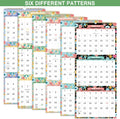 Calendar 2025-2026 - May. 2025 - Jun. 2026, 3 Month Display Wall Calendar (Folded in One Month), 11.3" X 26" (When Opened), Vertical Calendar