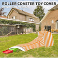 Kids Roller Coaster Cover, Orange, Waterproof, Oxford Cloth, Drawstring & Buckle, 110"L X 27"W X 28"H