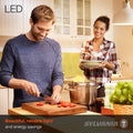 SYLVANIA ECO LED Light Bulb, A19 60W Equivalent, Efficient 9W, 7 Year, 750 Lumens, 2700K, Non-Dimmable, Frosted, Soft White - 8 Count (Pack of 1)